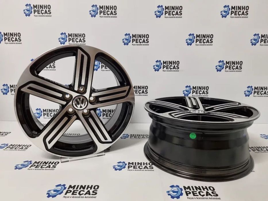 Jantes Golf R400 em 16 (5x100) Preto Polido