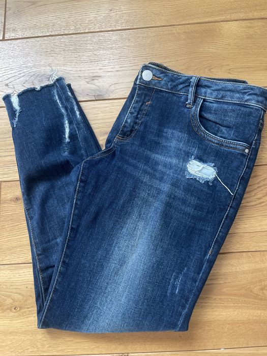 Spodnie jeansowe granatowe