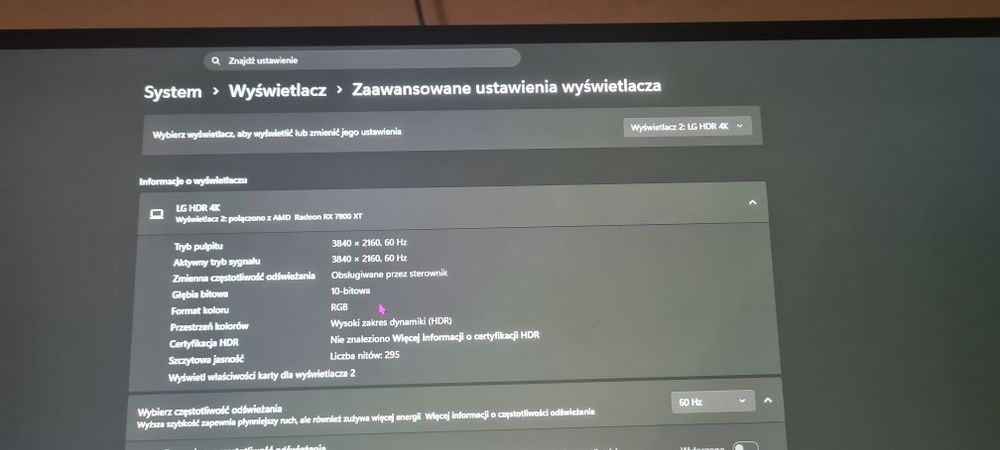 LG HDR 4K 27ul500