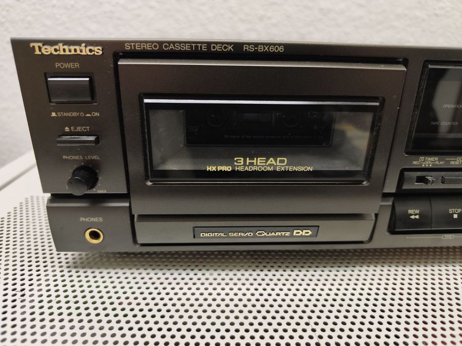 Касетна дека Technics RS-BX606 — Made in Japan, колекційний стан