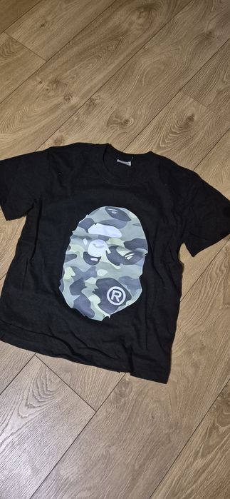 Czarna koszulka Bape