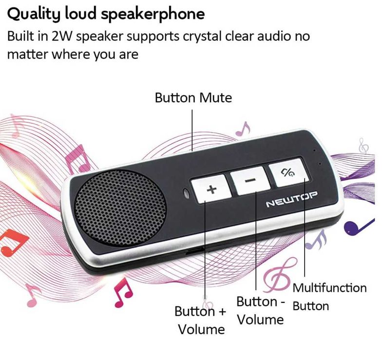 NEWTOP Bezprzewodowy zestaw głośnomówiący