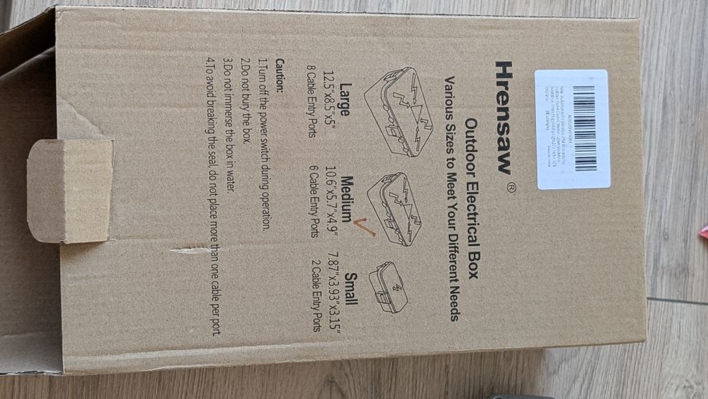 Zewnętrzna skrzynka elektryczna Hrensav