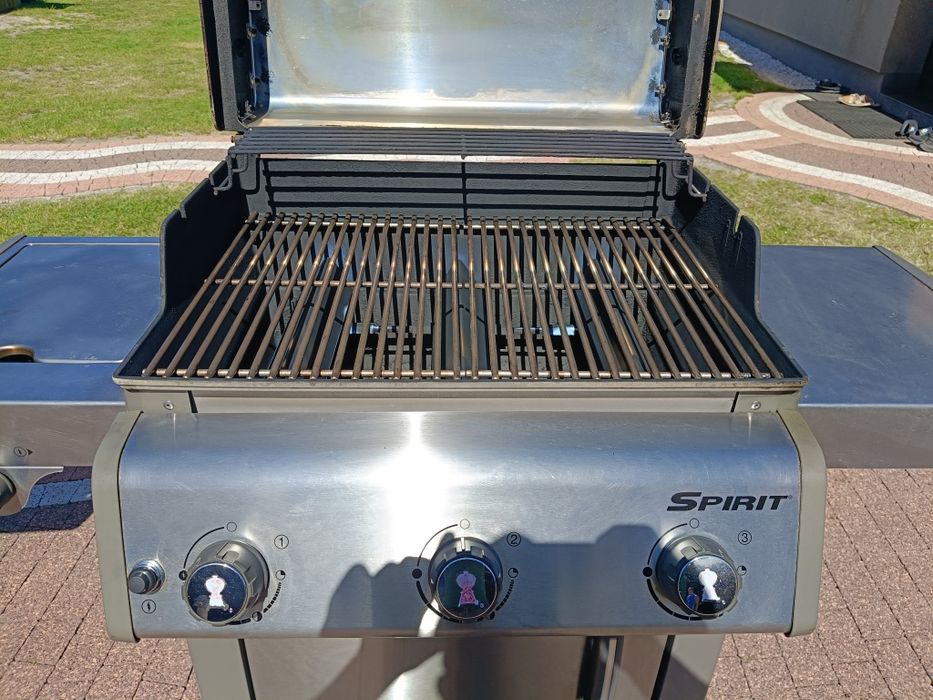 Grill gazowy konkret weber   tanio ciężki