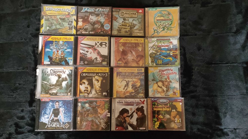Продам коллекцию игровых дисков для ПК (CD/DVD)