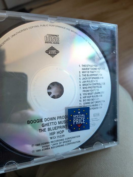 Boogie Down Productions the blueprint of hip-hop cd krs one rare
