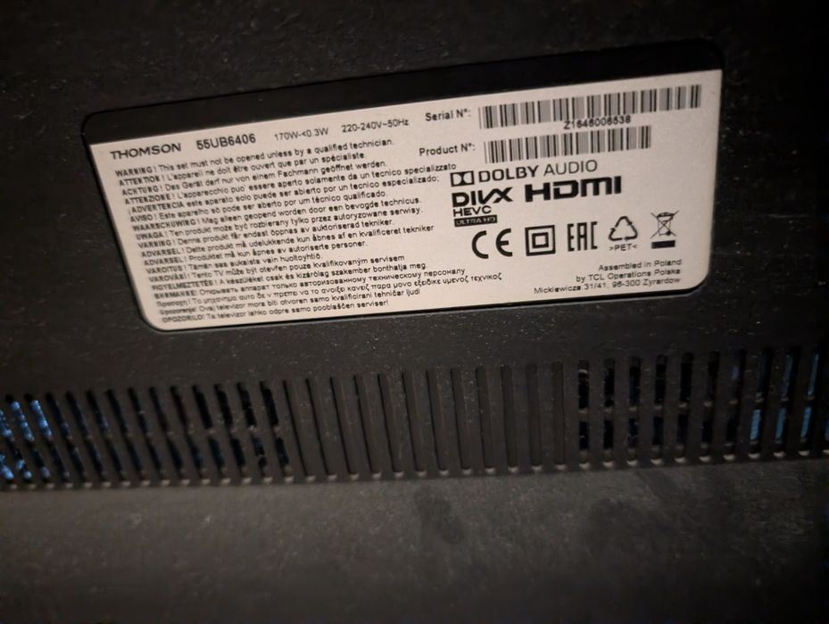 Thomson 55 Cali 4K