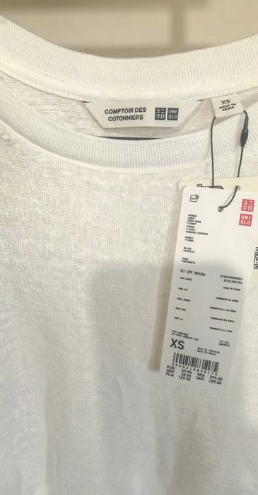 Uniqlo футболка 100% льон, нова