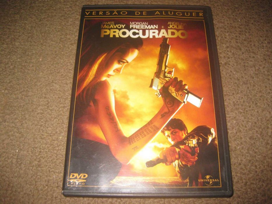 DVD "Procurado" com Angelina Jolie