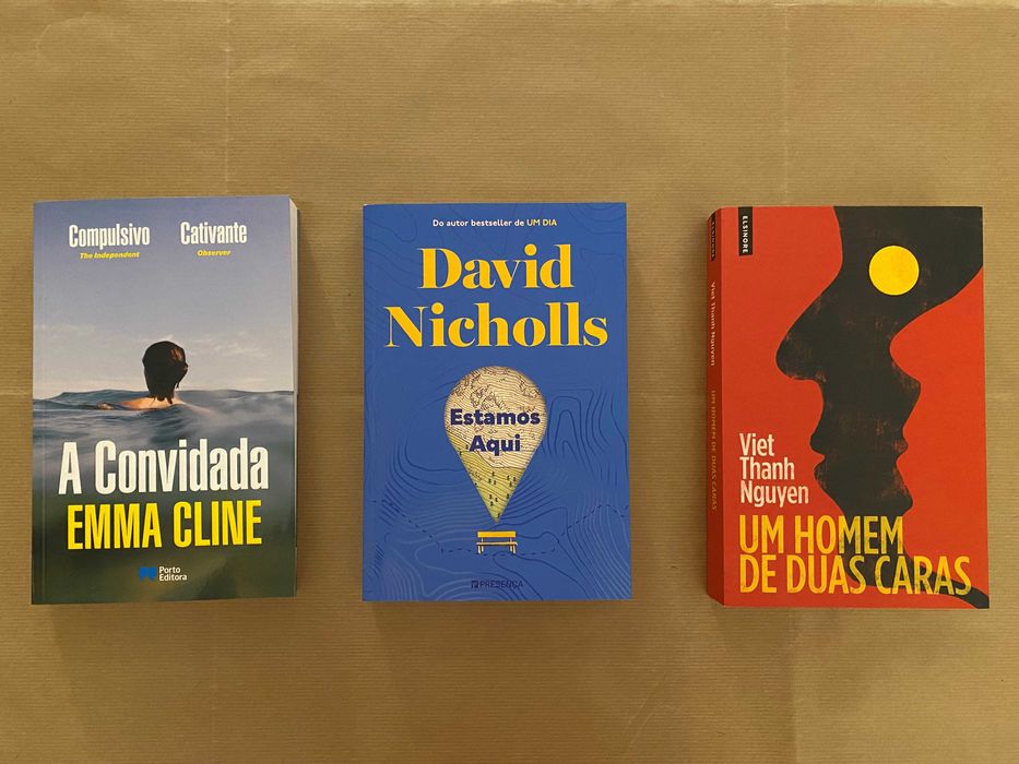 A convidada; Estamos aqui; Um homem de duas caras - Livros Novos!