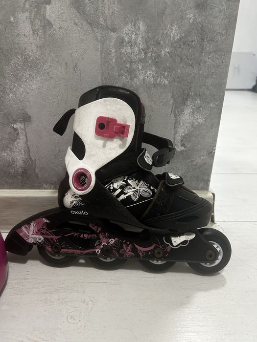 Rolki dziewczęce + kask