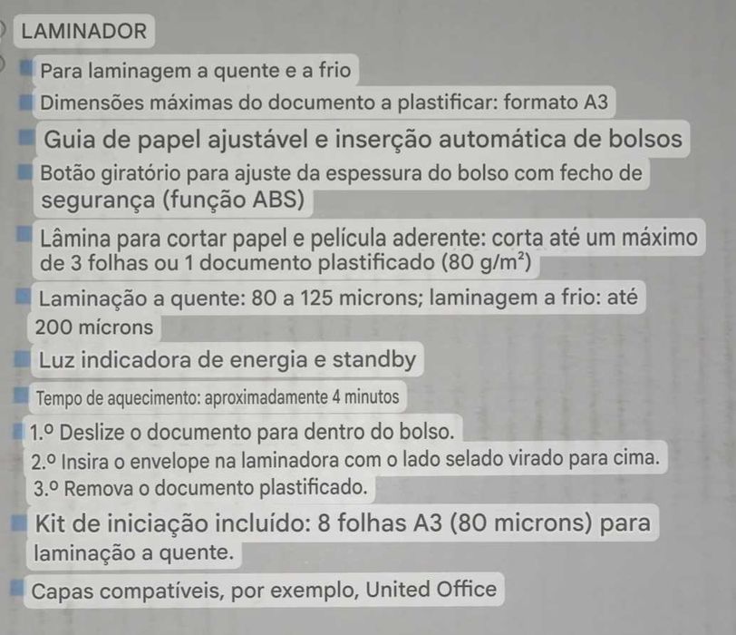 Plastificadora United Office