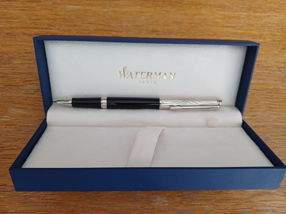 Pióro kulkowe Waterman Paris Hemisphere deluxe, czarne nowe