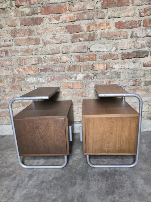 Szafki nocne/komódki vintage bauhaus loft po całkowitej renowacji