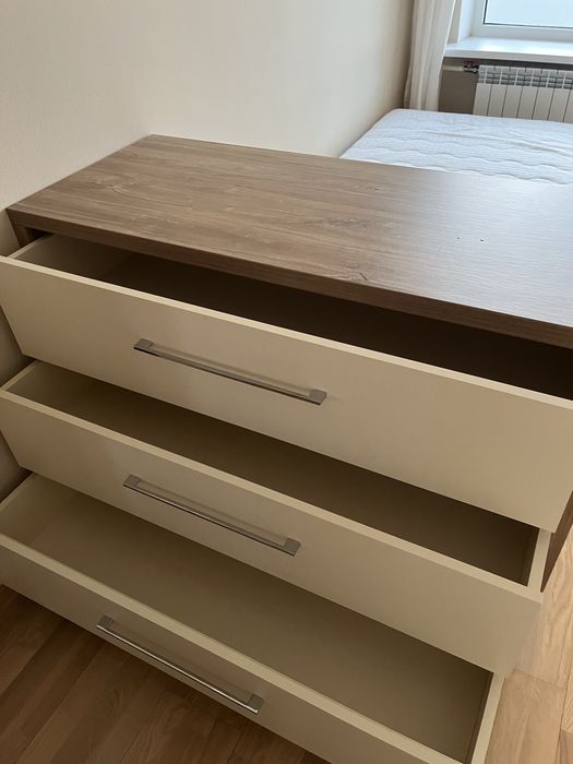 Комод молочний новий