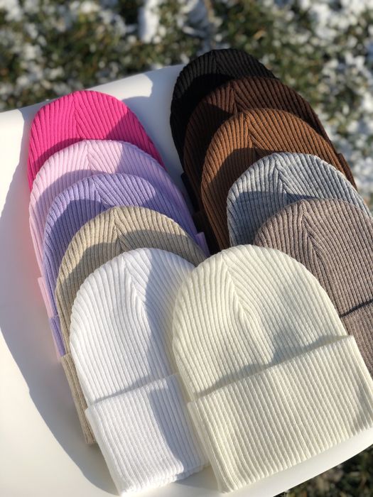 ШАПКА весна . Шапка демі. Шапка жіноча на флісі . Шапка зима