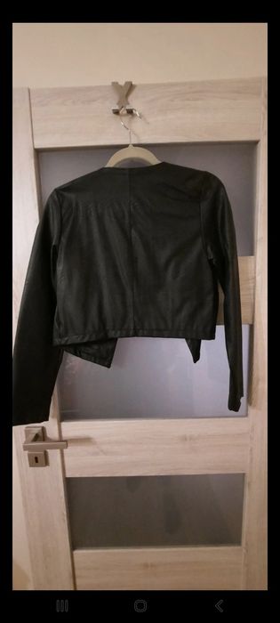 Żakiet narzutka marynarka eko skóra