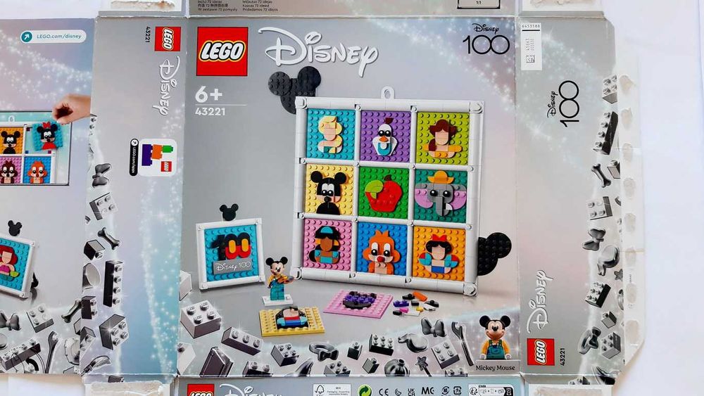 Lego Disney 43221 - Disney Animation Icons 100 Years  peças novas