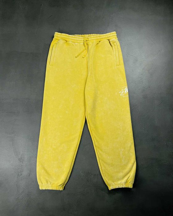 Штани STUSSY DYED Designs Pant Yellow
