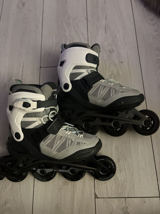 Rolki fitness FIT500 oxelo ice grey