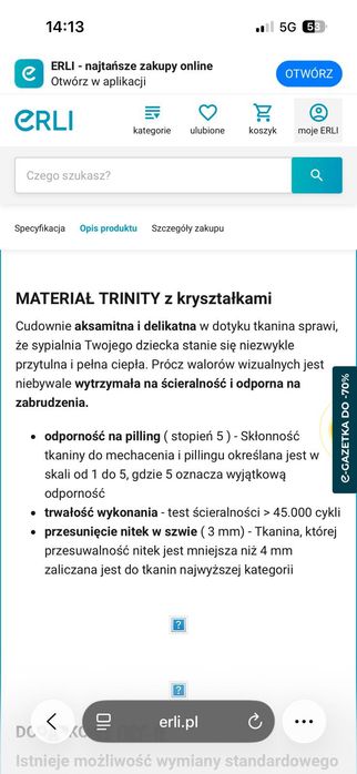 Łóżko tapicerowane LILI 160x80 szuflada + materac