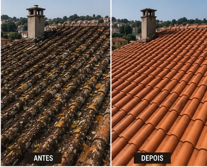 Lavagem de Telhados | Limpeza de Caleiras | Orçamento Grátis