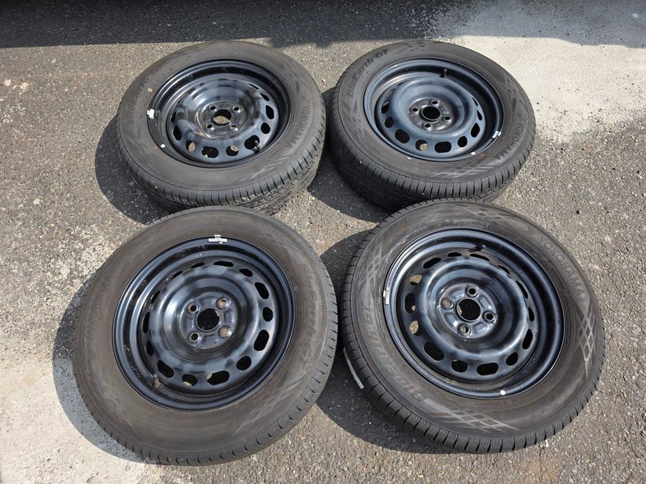 [L113] Koła stalowe lato Mazda 2 15 cali 4x100 Yokohama R15 185/65 2022r