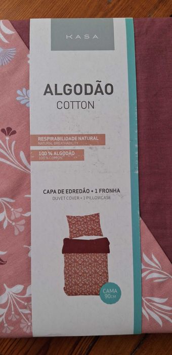 Capa edredão + fronha Kasa 90cm