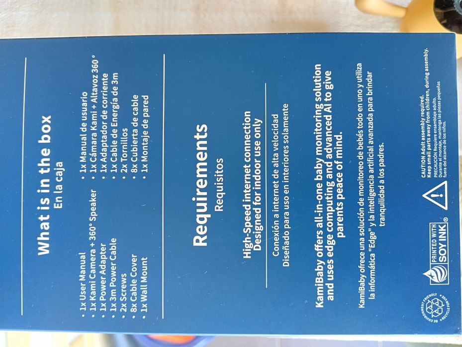 Câmera para bebe Kami baby