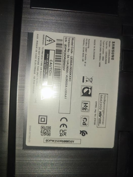 Samsung UHD 4K Crystal HDR10+ USB HDMI Tizen