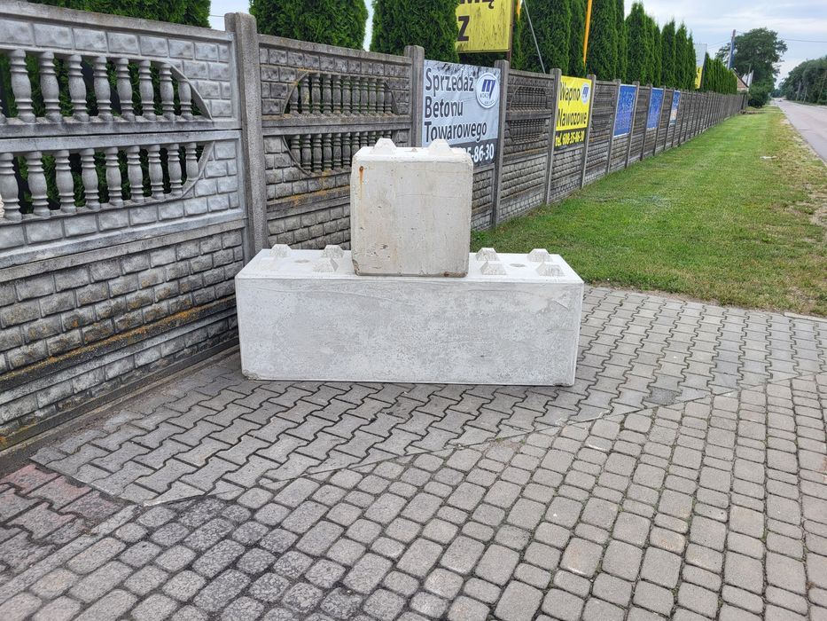 Lego bloki betonowe klocki mur zasieki bloczek zapora ściana 180x60x60