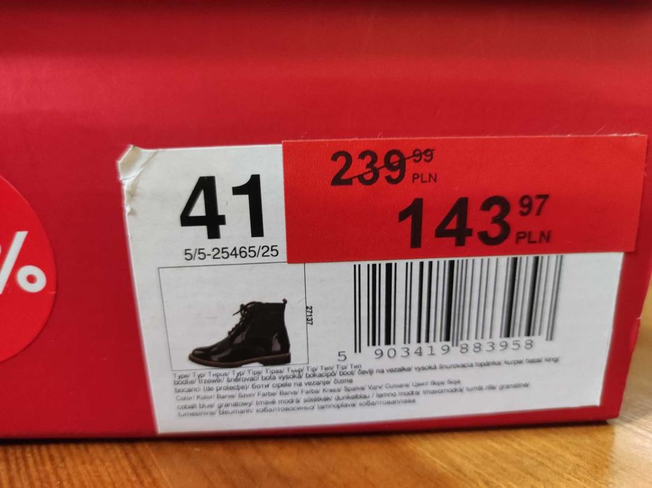 Buty s.Oliver. Nowe.