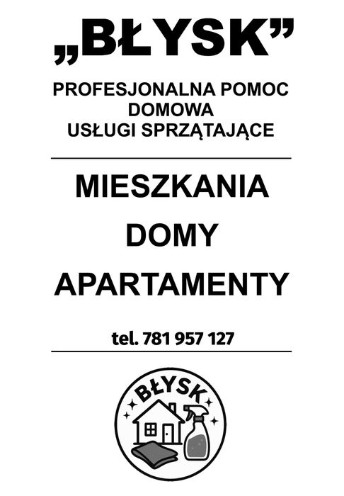 Profesjonalna pomoc domowa-usługi sprzątające