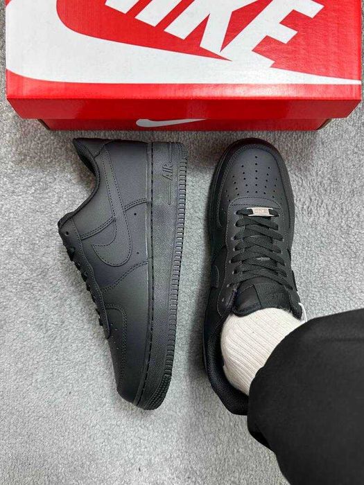 Кроссовки Nike Air Force Black, кросівки Nike Air Force