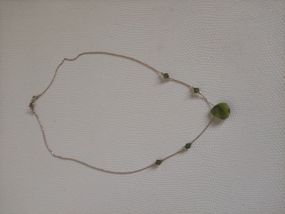 Łańcuszek pozłacany Swarowski