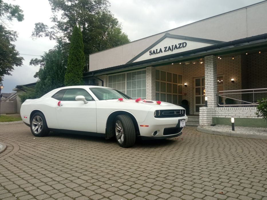 Dodge Challenger / Jeep Grand Cherokee wynajem auto do ślubu