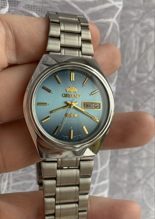 Новые часы Orient оригинал 80х Япония механика Ориент годинник