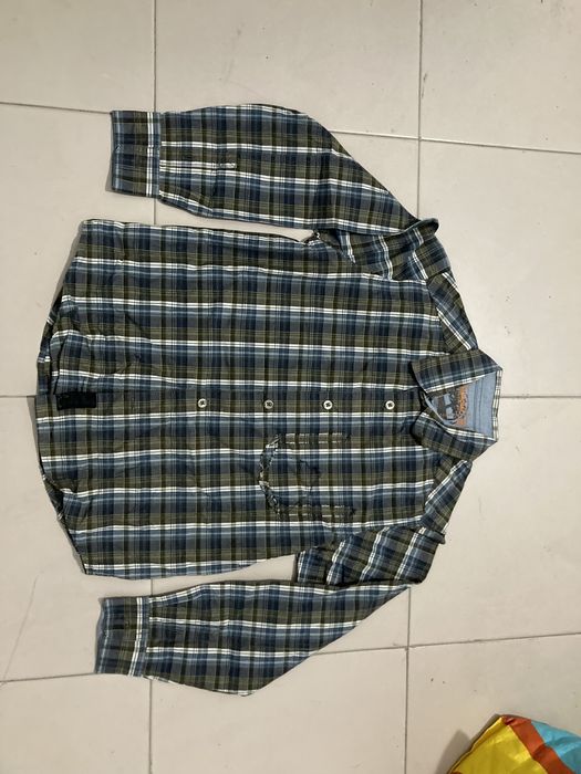 camisas manga comprida Timberland 8/9 anos