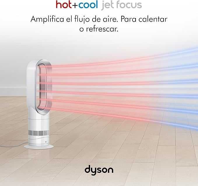 Dyson Hot+Cool AM09 Branco/Prateado com caixa original