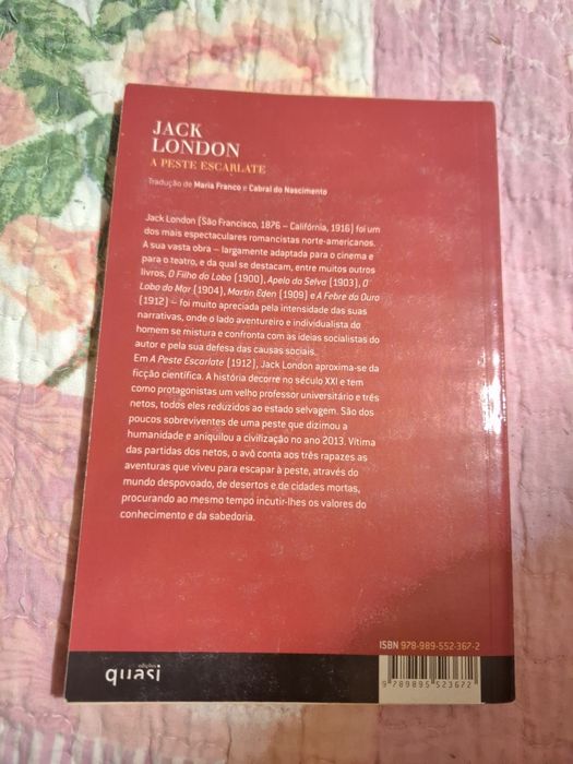 Livro a peste escarlate de jonh london