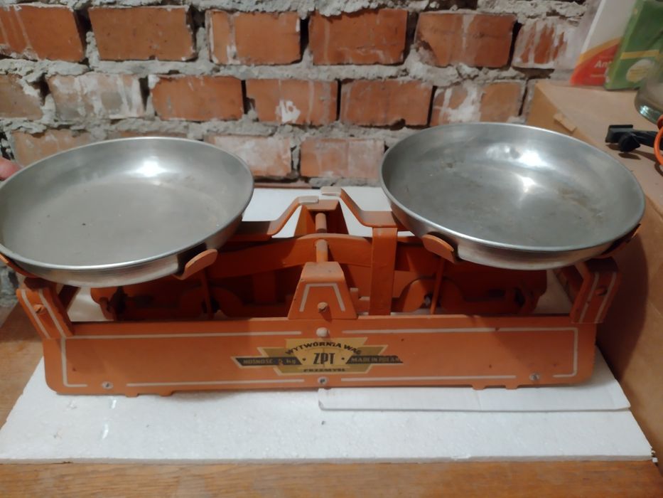 Stara waga ZPT pomarańczowa