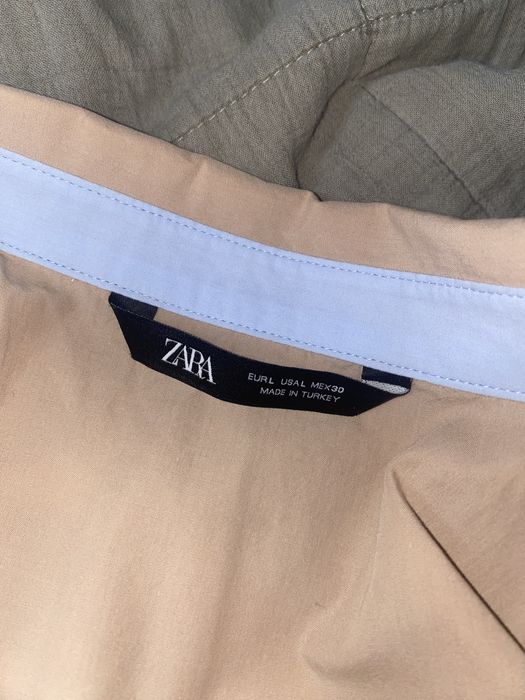 сорочка zara із завʼязками