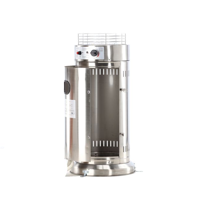 Parasol gazowy promiennik grzewczy ze stali nierdzewnej 180 cm