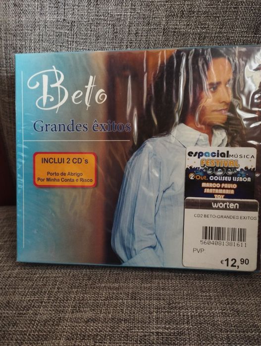 CDs Beto novos ainda por abrir