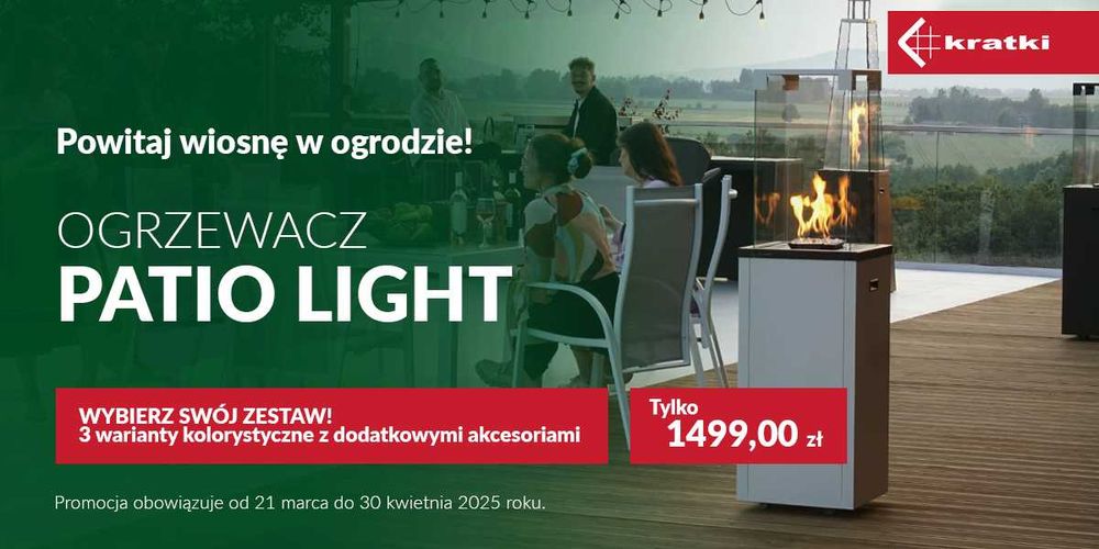 Ogrzewacz Patio ogrodowe promocja