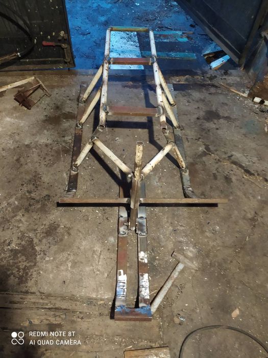 Санки с рулём большие снегокат