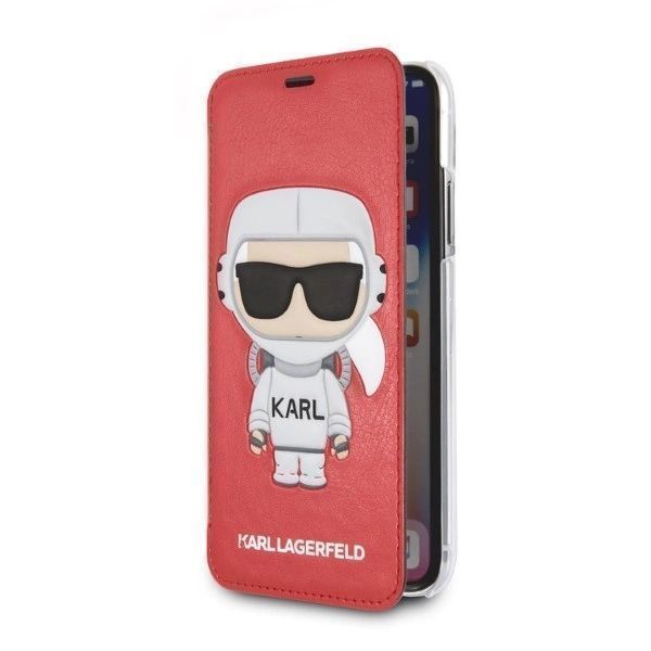 Etui Karl Lagerfeld Karl Space Cosmonaut na iPhone X / XS  - czerwone