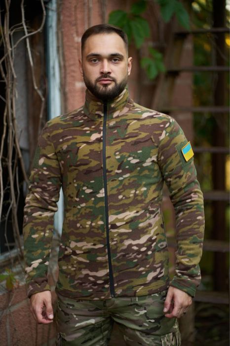 Флісова кофта чоловіча мілітарі