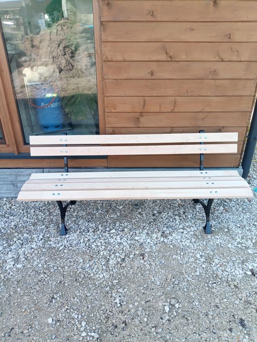 Ławka ogrodowa zestaw ze stolikiem