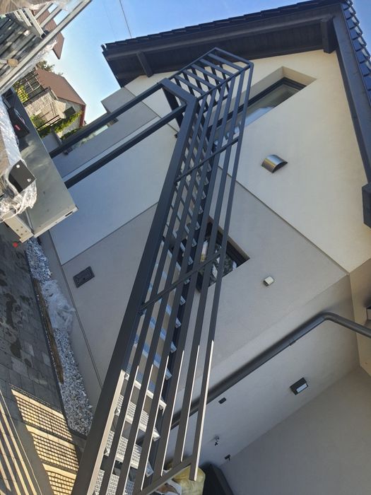 Schody stalowe zewnętrzne